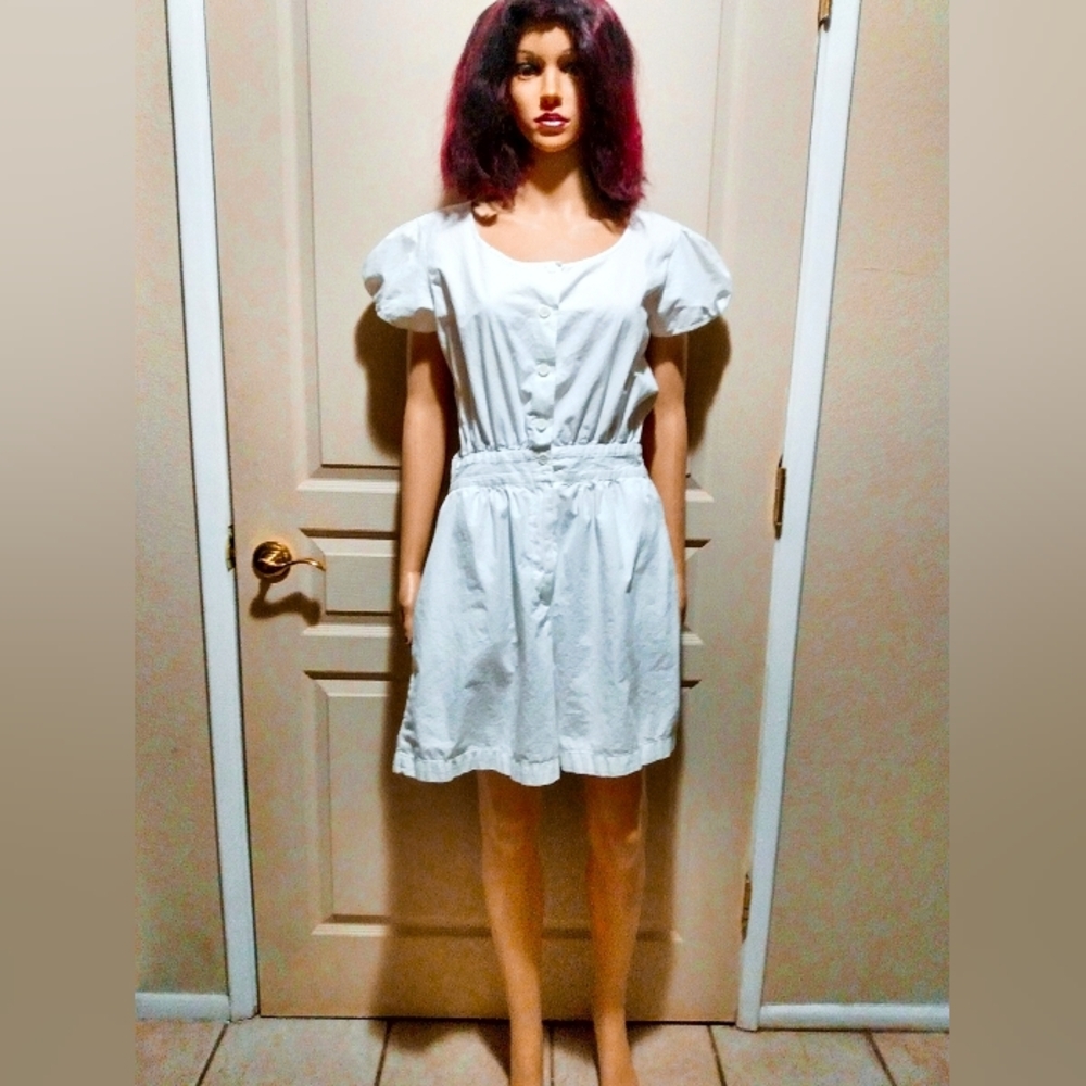 Vintage 80's Jumpsuit Short Dress.